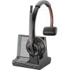 Poly Savi 8210-M - Savi 8200 series - Headset - On-Ear - DECT / Bluetooth - kabellos - Schwarz - Zoom Certified, Zertifiziert für Microsoft Teams - Replaces Poly SKU 209212-02