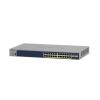 NETGEAR Smart GS728TPP - Switch - L3 Lite - Smart - 24 x 10 / 100 / 1000 (PoE+) + 4 x SFP - an Rack montierbar - PoE+ (720 W)