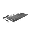 Delock - Tastatur - wired 1.5 m, with XXL letters - USB - QWERTZ - Deutsch - Schwarz - retail