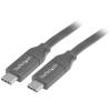 StarTech.com USB-C Kabel mit Power Delivery (5A) - St / St - 4m - USB 2.0 - Zertifiziert - USB 2.0 Typ-C Kabel - 100W / 5A - USB-Kabel - 24 pin USB-C (M) zu 24 pin USB-C (M) - USB 2.0 - 5 A - 4 m - für P / N: CDP2HVGUASPD, DKT30CHCPD, DKT30CHD, DKT30CHPD3