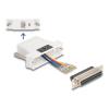 Delock Assembly Kit - Serieller Adapter - DB-25 (W) schraubbar zu RJ-12 (6-polig) (W) - einzeln zuweisbare serielle Schnittstelle - weiß