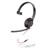 Poly Blackwire 5220 - Headset - On-Ear - kabelgebunden - 3,5 mm Stecker - Schwarz - Zertifiziert für Skype für Unternehmen, optimiert für UC, Avaya Certified, Cisco Jabber Certified