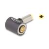 Delock - Adapter für Power Connector - Gleichstromstecker 5,5 x 2,5 mm (M) zu 8-poliger Steckverbinder magnetisch - 20 V - 3 A - Anthrazit