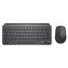 Logitech MX Keys Mini Combo for Business - Tastatur-und-Maus-Set - hinterleuchtet - kabellos - 2.4 GHz, Bluetooth LE - QWERTZ - Deutsch - Graphite