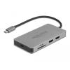 Delock USB Type-C Dockingstation 4K - Dual HDMI MST / USB 3.2 / SD / LAN / PD 3.0