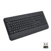 Logitech Signature K650 - Tastatur - kabellos - Bluetooth 5.1 - QWERTY - Spanisch - Graphite