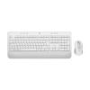 Logitech Signature MK650 Combo for Business - Tastatur-und-Maus-Set - kabellos - Bluetooth LE - QWERTY - Italienisch - Off-White