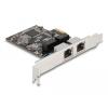 Delock PCI Express x1 Karte auf 2 x RJ45 Gigabit LAN RTL8111