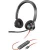 Poly Blackwire 3320-M - Blackwire 3300 series - Headset - On-Ear - kabelgebunden - USB-C - Schwarz - Zertifiziert für Microsoft Teams - Replaces Poly SKU 214013-101