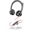 Poly Blackwire 8225-M - Blackwire 8200 series - Headset - On-Ear - kabelgebunden - USB-C - Schwarz - Zertifiziert für Microsoft Teams - Replaces Poly SKU 214409-01