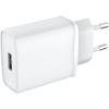 Aus MFI-zertifizierter Fabrik - 18 W - 3,6 bis 6 V / 3 A, 6 bis 9 V / 2 A, 9 bis 12 V / 1,5 A - Quickcharge QC 3.0 - EU CEE 7 / 7 Schuko-Stecker - USB-A-Buchse - weiß