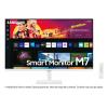 Samsung S32BM701UP - M70B Series - LED-Monitor - Smart - 80 cm (32") - 3840 x 2160 4K @ 60 Hz - VA - 300 cd / m² - 3000:1 - HDR10 - 4 ms - 2xHDMI, USB-C - Lautsprecher - weiß