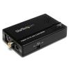 StarTech.com Composite und S-Video auf VGA Video Konverter mit Scaler - VGA zu RCA (YPbPr) Adapter - 1600x1200 - Videokonverter - Composite Video, S-video - Component-Video, VGA - Schwarz - für P / N: SVA5M3NEUA