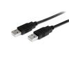 StarTech.com 1m USB 2.0 A auf A Kabel - USB Anschlusskabel Stecker / Stecker - Schwarz - USB-Kabel - USB (M) zu USB (M) - USB 2.0 - 1 m - Schwarz - für P / N: ST4200MINI2, SV231HDMIUA