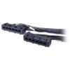 APC Data Distribution Cable - Netzwerkkabel - TAA-konform - RJ-45 (W) zu RJ-45 (W) - 7.6 m - UTP - CAT 6 - Schwarz