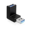 Delock - USB-Adapter - USB Typ A (M) zu USB Typ A (W) - USB 3.0 - Schwarz