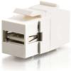 Kabel / USB 2,0 Keystone A-B F / F - Wht