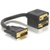 Delock - VGA-Adapter - DVI-I (M) zu HD-15 (VGA), DVI-I (W) - 20 cm