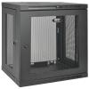 Tripp Lite 12U Wall Mount Rack Enclosure Server Cabinet w / Door & Side Panels - Schrank Netzwerkschrank - geeignet für Wandmontage - Schwarz - 12U - 48.3 cm (19")