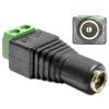 Delock Adapter DC 5,5 x 2,1 mm Buchse > Terminalblock 2 Pin