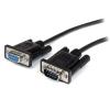 StarTech.com 1m DB9 Seriell RS232 Verlängerungskabel - RS 232 DB-9 Kabel Verlängerung- DB 9 (Stecker) RS-232 (Buchse) Schwarz - Serielles Verlängerungskabel - DB-9 (M) zu DB-9 (W) - 1 m - Schwarz - für P / N: 1P3FPC-USB-SERIAL, ICUSB2321F, ICUSB2324, I