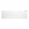 Active Key AK-C8112 - Tastatur - medizinisch - full size - waschbar - kabellos - 2.4 GHz - QWERTY - Europa - Tastenschalter: CHERRY SX - weiß