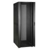 Tripp Lite 42U Rack Enclosure Server Cabinet 30" Wide w / 6ft Cable Manager - Schrank Netzwerkschrank - Schwarz - 42HE - 48.3 cm (19") - mit 3" breite, vertikale Kabelverwaltung mit hoher Kapazität