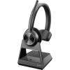 Poly Savi 7310-M Office - Savi 7300 series - Headset - On-Ear - DECT - kabellos - Schwarz - Zertifiziert für Microsoft Teams
