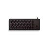 CHERRY Compact-Keyboard G84-4400 - Tastatur - PS / 2 - Deutsch - Schwarz