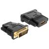 Delock Adapter DVI 24+1 pin male > HDMI female - Videoadapter - DVI-D männlich zu HDMI weiblich