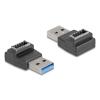 Delock Adapter USB 10 Gbps USB Typ-A Stecker zu Typ-E Key A Buchse schwarz