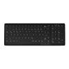Active Key MedicalKey AK-C7000 - Tastatur - kompakt, hygienisch, Wischdesinfektion - kabellos - 2.4 GHz - QWERTZ - Deutsch - Schwarz