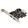 StarTech.com 2 Port USB 3.0 PCI Express Schnittstellenkarte mit UASP und 4 Pin LP4 Molex - 2-fach SuperSpeed USB PCIe Karte - USB-Adapter - PCIe - USB 3.0 x 2 - für P / N: CFASTRWU3, S251SMU33EP, ST103008U2C, ST53004U1C, ST7300U3M, ST93007U2C, UNI251BM