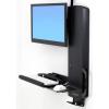 61-081-085 / STYLEVIEW SIT-STAND VL HIGH TRAFFIC AREAS, ERGOTRON BLACK