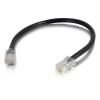 Kabel / 0,5 m Assem Black CAT5E PVC UTP