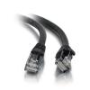 Kabel / 1 m Mlded / Btd Black CAT5E PVC UTP PA