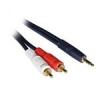 Kabel / 1 m  3,5 m Stereo TO 2 RCA M ST