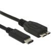 Delock - USB-Kabel - Micro-USB Typ B (M) zu 24 pin USB-C (M) - USB 3.1 Gen 2 - 50 cm - Schwarz