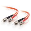 C2G ST-ST 62.5 / 125 OM1 Duplex Multimode PVC Fiber Optic Cable (LSZH) - Patch-Kabel - ST multi-mode (M) zu ST multi-mode (M) - 15 m - Glasfaser - Duplex - 62,5 / 125 Mikrometer - OM1 - halogenfrei - orange