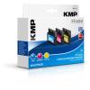 KMP MULTIPACK H105V - 3er-Pack - Größe XXL - Gelb, Cyan, Magenta - kompatibel - Tintenpatrone (Alternative zu: HP 933XL, HP CN054AE, HP CN055AE, HP CN056AE) - für HP Officejet 6100, 6600 H711a, 6700, 7110, 7510, 7610, 7612