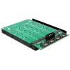 Delock 3.5 Zoll Konverter 4 x SATA 7 Pin > 4 x M.2 Key B Slot