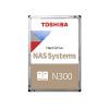 Toshiba N300 NAS HDWG62AUZSVA - Festplatte - 20 TB - intern - 3.5" (8.9 cm) - SATA 6Gb / s - 7200 rpm - Puffer: 512 MB