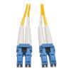 Eaton Tripp Lite Series Duplex Singlemode 9 / 125 Fiber Patch Cable (LC / LC), 2M (6 ft.) - Patch-Kabel - LC Single-Modus (M) zu LC Single-Modus (M) - 2 m - Glasfaser - Duplex - 9 / 125 Mikrometer - Riser - Gelb