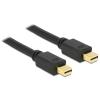 Delock - DisplayPort-Kabel - Mini DisplayPort (M) zu Mini DisplayPort (M) - 2 m - Schwarz