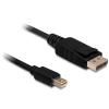 Delock - DisplayPort-Kabel - DisplayPort (M) zu Mini DisplayPort (M) - 5 m - Schwarz