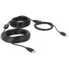 Delock - USB-Kabel - USB Typ B (M) zu USB (M) - USB 2.0 - 20 m - aktiv