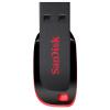 SanDisk Cruzer Blade - USB-Flash-Laufwerk - 128 GB - USB - Schwarz, Rot