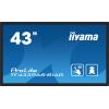 iiyama ProLite TF4339AS-B1AG - 109 cm (43") Diagonalklasse (108 cm (42.5") sichtbar) LCD-Display mit LED-Hintergrundbeleuchtung - Digital Signage - mit Integrierter Media-Player und Touchscreen (Multi-Touch) - 4K UHD (2160p) 3840 x 2160 - schwarze Bl