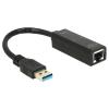 Delock Adapter USB 3.0 > Gigabit LAN 10 / 100 / 1000 Mb / s - Netzwerkadapter - USB 3.0 - Gigabit Ethernet