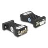 Delock Isolator RS-232 D-Sub 9 Buchse zu RS-232 D-Sub 9 Stecker RXD, TXD, DTR, RTS, GND galvanische Trennung 2,5 kV